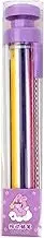 8 in 1 Retractable Crayons - Kids Multicolor Crayons, Oil Pastel Pencils, Transparent Barrel, 8 Colors, Retractable Crayons Crayons for Painting and Art Creation Kids Oil Barrel Pastel Stick Ink Wax