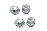 Topline Bulge Open End Acorn Wheel Nuts 3/4" Hex 1/2" Thread (Set Of 4)