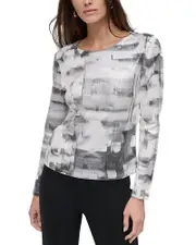 Dkny Sequinned Top