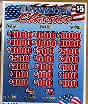 5pt pull-tickets Instant Tabs (3695) AMERICAN CLASSICS Amusement