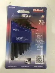 Eklind #10507 Metric 7 piece Hex L Key Allen Wrench Case Set (LY-13)