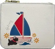 [RADLEY] London Sail Away Leather Small Cardholder Coin Purse, Chalk, Coin Purse