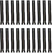 CORHAD 20pcs Jeans Zipper Denim Jeans Black Clothes Decked Accessories Sew on Zipper Invisible Zip Zipper Sliders Zippers Metal Zipper Copper Corner Zipper Various Adhesive Tape Brass