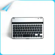 Slim Aluminum Bluetooth Wireless Keyboard Portable for iPad Mini - Black