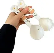 Spoons Flower Shaped Ceramics Spoon Cute Household Ceramic Spoon Spoon Children's Spoon Dessert Spoon Ceramics Asian Soup Spoon Dinner Spoon Table Spoon Tiny Spoon