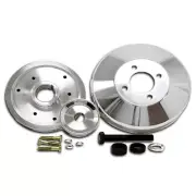 BILLET SERPENTINE PULLEY SET- POLISHED FOR 1999-2000 4.6L FORD MUSTANG GT