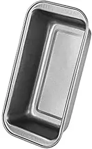 Chef Aid Non-Stick 2lb Loaf Tin, 900g Rectangular Bread pan, 21cm x 11cm x 7cm. Ideal for Bread, Loaves, Cakes and Bakes. Dishwasher, Fridge and Freezer Safe, Grey