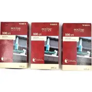 Holiday Living 100 Count Light Clips Outdoor Use Gutter Shingles Lot of 3
