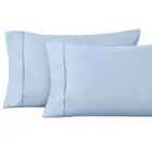 1200 Thread Count 100% Egyptian Cotton, Soft and Breathable, 2-Piece King Pil...