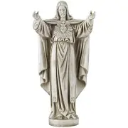 Design Toscano Sacred 7.5" D x 10.5" W x 22" H, Antique Stone