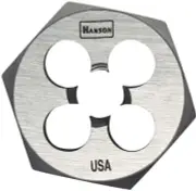 Irwin Hanson 6539 7/16" - 14NC HCS 1" Hex Die USA Made