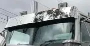 Stainless Steel Sun Visor 13 Inch To Suit Western Star Constellation
