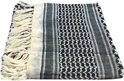 [generic] Arab Keffiyeh Scarf Wrap Arab Turban Headscarf Men Turban Head Wrap Shemagh Desert Scarf