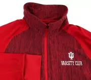 NWT Adidas Women's 1/4 Zip IU Logo Performance Baseline ClimaLite Red Top Large