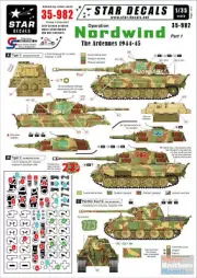 SRD35982 1:35 Star Decals - Operation Northwind Part 1 The Ardennes 1944-45