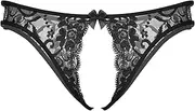 [TiaoBug] Mens Sissy Crossdress Floral Lace G-String Thongs Panties Ruffled Briefs Underwear Nightwear