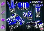 TO FIT YAMAHA DTR125 STICKERS - DTR GRAPHICS KIT - YAMAHA DTR STICKERS - DT125R