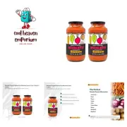 2 Pack of Tomato Free Marinara Sauce 24 oz - Tomato Free, Gluten Free, Nut F...