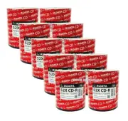 1000 RIDATA Blank 52X CD-R CDR Branded Logo 700MB Recordable Media Disc 10x100pk