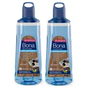 2x Bona 850ml Wood/Timber Floor Cleaner Refill Cartridge For New Spray Mop