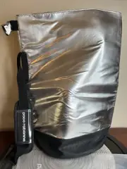 Invictus Paco Rabanne Large Silver Black Dry Bag Sack Pack Handle Reusable