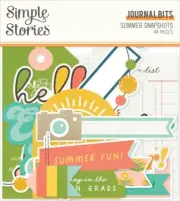 Summer Snapshots Bits & Pieces Die-Cuts 44/Pkg-Journal