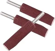 120 Grit Sanding Drum for Drill Press 3pcs Sandpaper Grinding Heads Kit Drum Mandrels Sandpaper Rolls