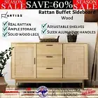 Artiss Buffet Sideboard Rattan Kitchen Cabinet Storage Hallway Table Furniture