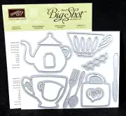 Stampin' Up! Cups & Kettle Framelits Dies Sizzix Big Shot