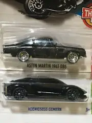 hot wheels Aston Martin 1963 db5 & Koenigsegg genera