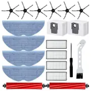 Accessory Set for S7 Pro Ultra/S7 MaxV Ultra, Dust Bags, Main Roller Brush Robot Vacuum Cleaner Accessories