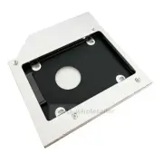 Universal 2nd HDD SSD Hard Drive Caddy Frame for 9.5mm Laptop SATA DVD-ROM ODD