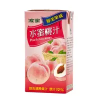 在飛比找momo購物網優惠-【波蜜】水蜜桃汁300ml 6入