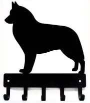 Belgian Sheepdog / Groenendael Dog Key Rack/ Leash Hanger Made in USA