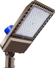 LEDMO 300W LED Parking Lot Light Slip Fitter Mount 36000LM 5000K Outdoor Commerc