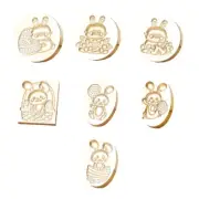 Metal Sealing Stamp Wax Seal Stamp Head Replacements Emboss Sealing Stamp Head