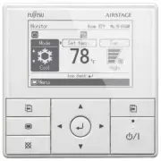Fujitsu UTY-RVNUM Wired Remote Controller with Large backlight LED screen