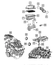 Genuine Mopar Air Cleaner Resonator 53034024AG