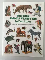 Old Time Animal Vignettes in Full Color - 300 plus vintage images - book