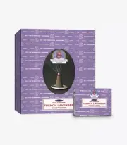 Satya Nag Champa French Lavender Incense Dhoop Cone Prayer Positivity 12 Pack120