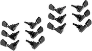 ibasenice 2pcs String Banjo Tuning Pegs 3l3r Guitar Tuner Machine Heads Black for Steel String Guitars