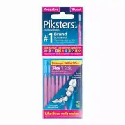 Piksters Interdental Brushes Purple Size 1 10pk