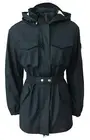 GAMMON Jacket Woman With Pockets Applied Blue Mod. EGW001 Hood Detachable