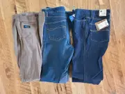 ARIAT Women's Tek Denim Breeches Equestrian Knee Patch Stretch Bootcut Jeans 26L