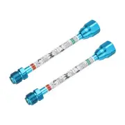 2pcs 20cm/8" Airless Paint Sprayer Spray Gun Tip Extension Pole Rod Blue