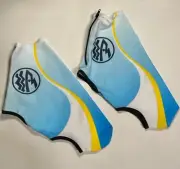 TEO SPORT Cycling BOOTIES Shoe Covers TRACK Time Trial Light Blue