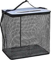 Fishing Basket - Large Floating Fishing Basket,Compact Quick-Drying Net Holder for Kayak Boat Crabbing Grilling Outdoor Camping Adventures