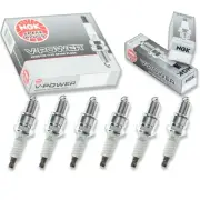 6 pcs NGK V-Power Spark Plugs for 1962-1966 Jaguar Mark X 4.2L 3.8L L6 - cx (for: Jaguar)