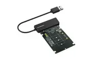 Simplecom USB3.0 to mSATA + M.2 (NGFF B Key) 2 In 1 Combo Adapter (SA225)