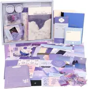 Aesthetic Scrapbook Kit(348Pcs), Bullet Junk Journal Kit with Journaling/Scrapbo
